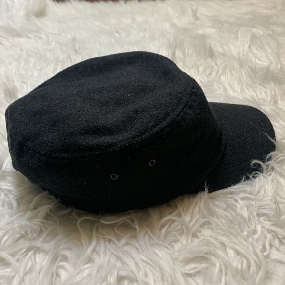 🟢3 for $20——CAP & Tomato wool blend flat top hat baseball hat gray with inset - Picture 4 of 9